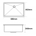 SUS304 Kitchen Sink U-06