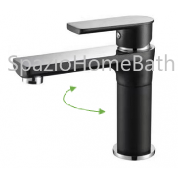 21050.3001S.Chrome/Black Basin Mixer